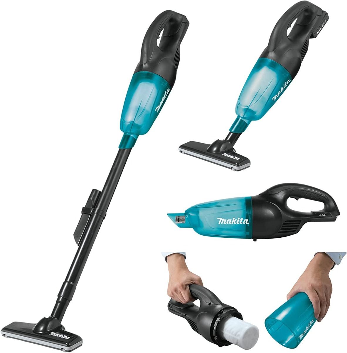 Aspiradora inalámbrica 18V DCL180RFB Makita 8