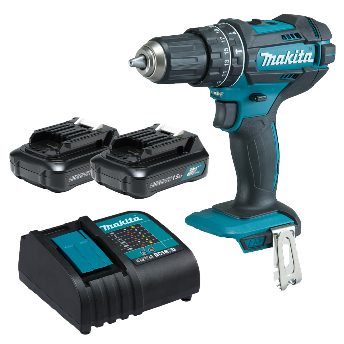 Rotomartillo 1/2 Pulg 18V VVR DHP482SYE Makita