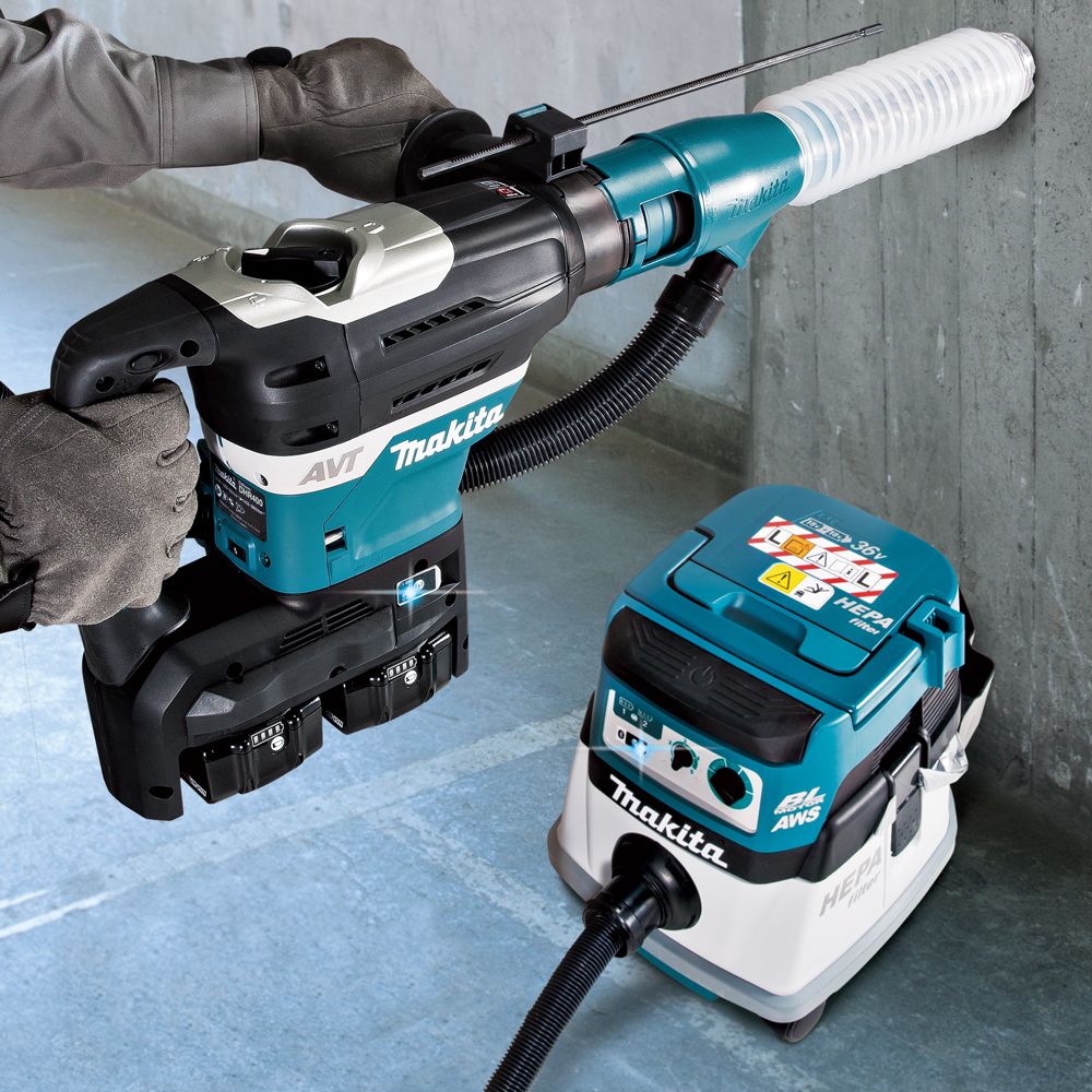Martillo demoledor SDS Max 36V VVR DHR400PT2U Makita 3