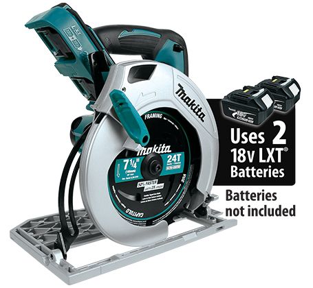 Sierra circular inalámbrica 36V 7-1/4 Pulg DHS711Z Makita 2