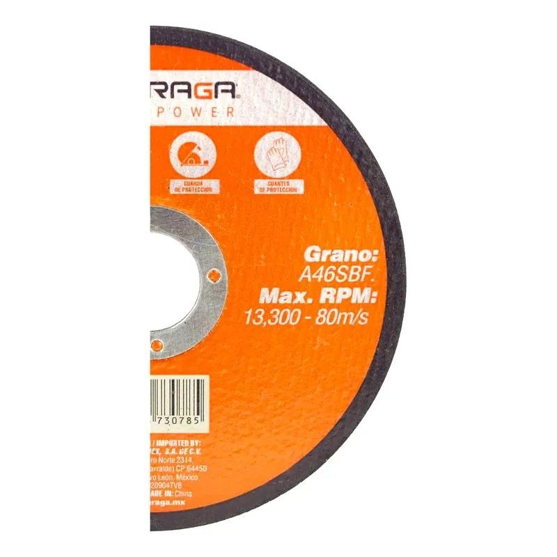 Disco de Corte Acero/Inoxidable 4-1/2" DA451078FL1X Maraga 3