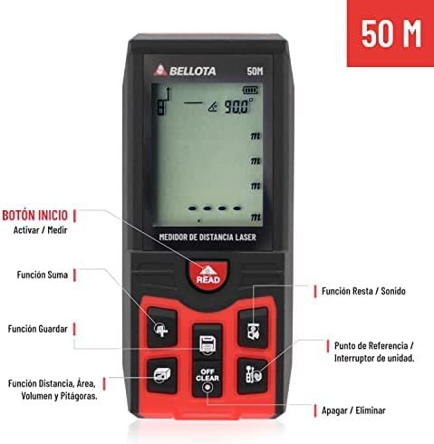Medidor de Distancia Láser 50M LASER50M Bellota 2