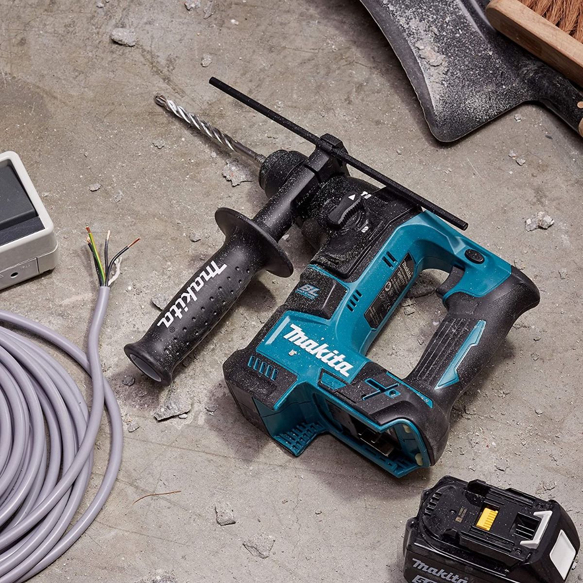 Rotomartillo Electro-neumático Inalámbrico 18V DHR171Z Makita 7