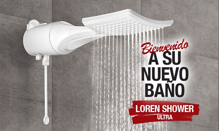 Regadera Loren Shower Electrónica 127V Lorenzetti