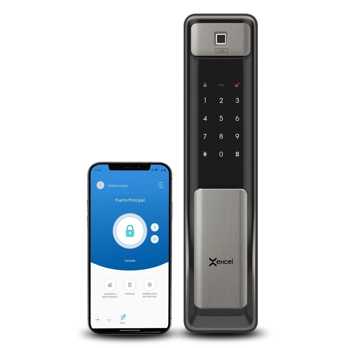 Cerradura Inteligente EXC-SP600 con Gateway G-100 Excel 4