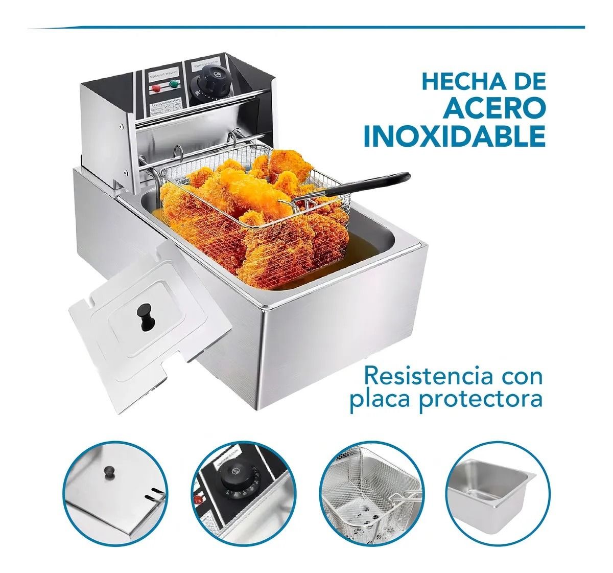 Freidora Aceite Eléctrica 6L SHTFRY01 Shtark 2