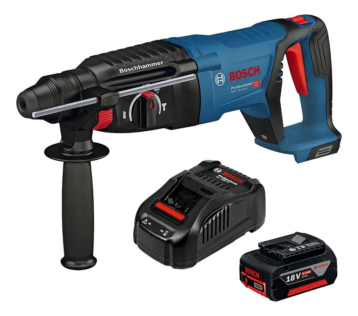 Martillo Perforador SDS Plus GBH 18V-26 D Bosch 2