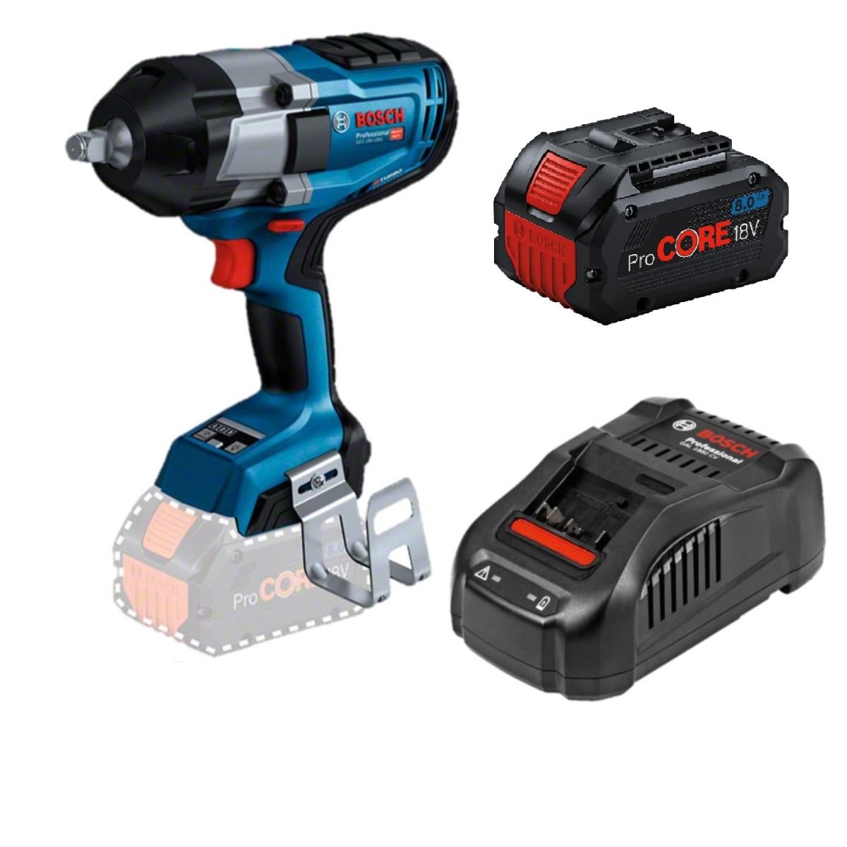 Llave de Impacto 1/2” GDS 18V-1000 Bosch 2