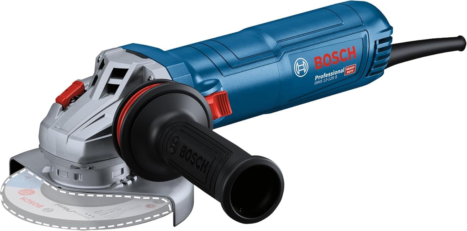 Miniesmeriladora 5″ 1200W GWS 12-125 S Bosch 2