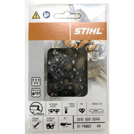 Cadena De 12” Para Motosierra 3/8" Picco Micro Mini 3 (PMM 3), 1.1 mm Stihl 2