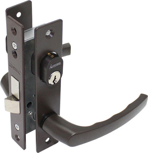 Cerradura Perfil Angosto 639 CD Negro Austral