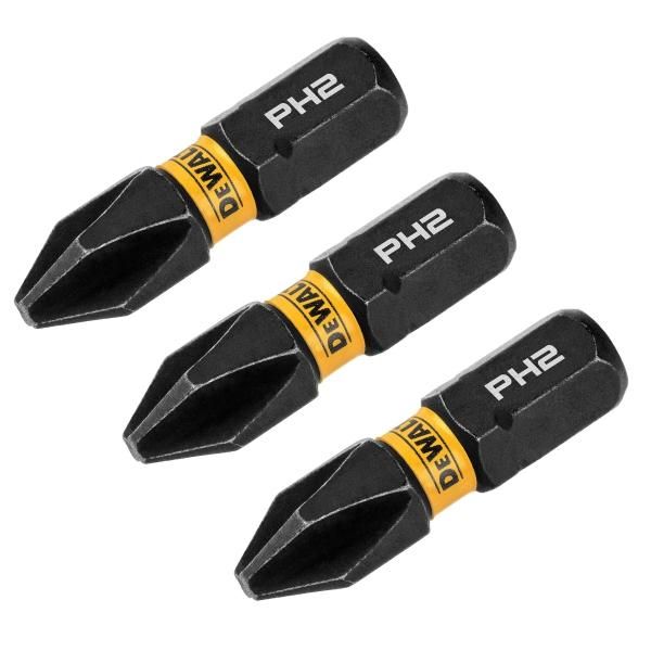 Juego de Puntas Phillips 3pzs DWAF1PH2IR3 DeWalt 3