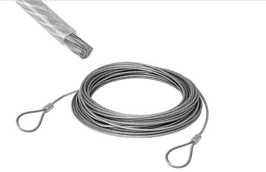 Cable de acero Galvanizado cubierto con PVC 30M 1/16 13914 Adir