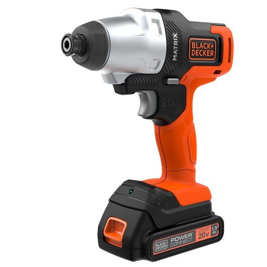Taladro Inalámbrico 20V MAX* MATRIX™ con 6 Cabezales Intercambiables MTX20K6A Black &amp; Decker 5