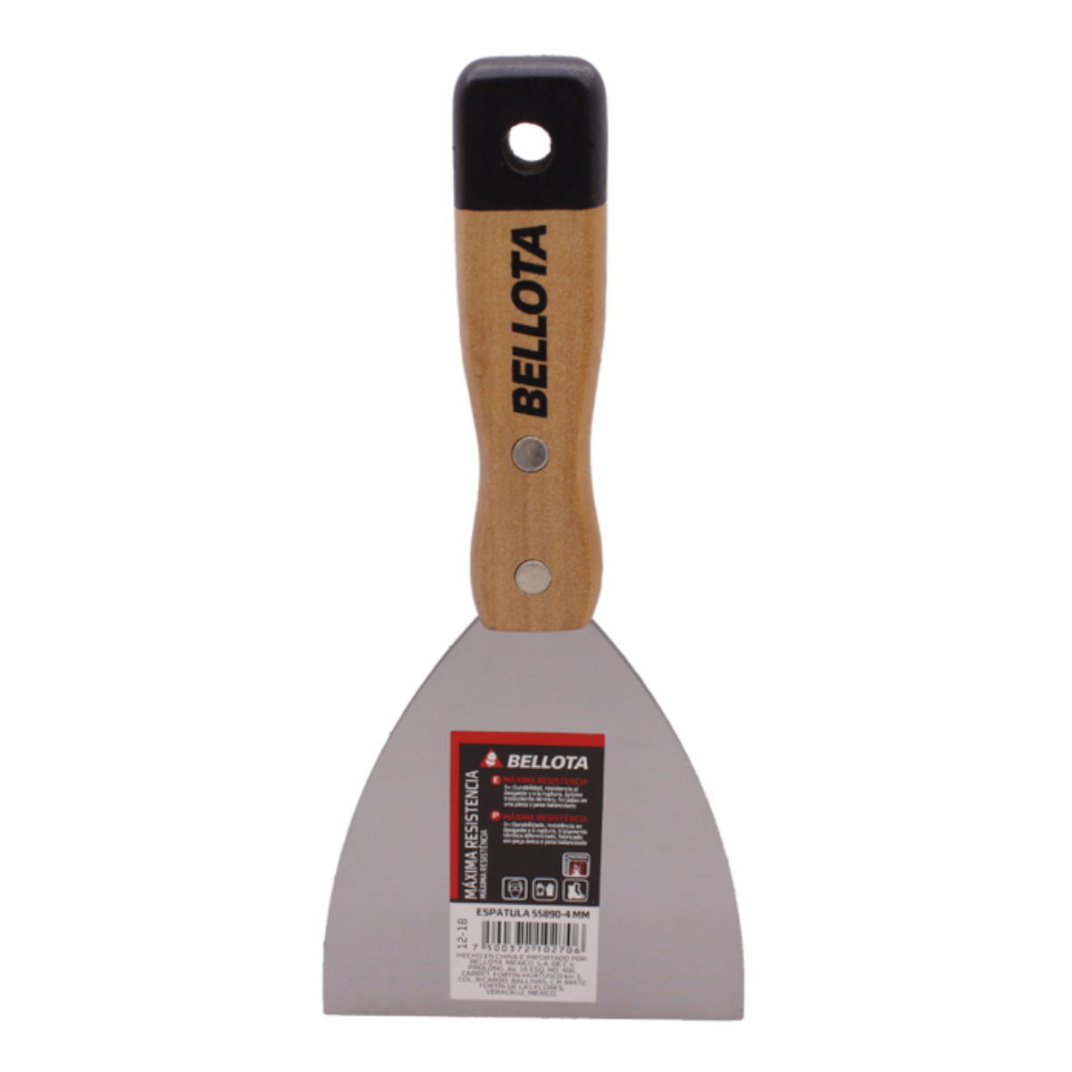 Espátula Mango Madera 55890-4" Bellota