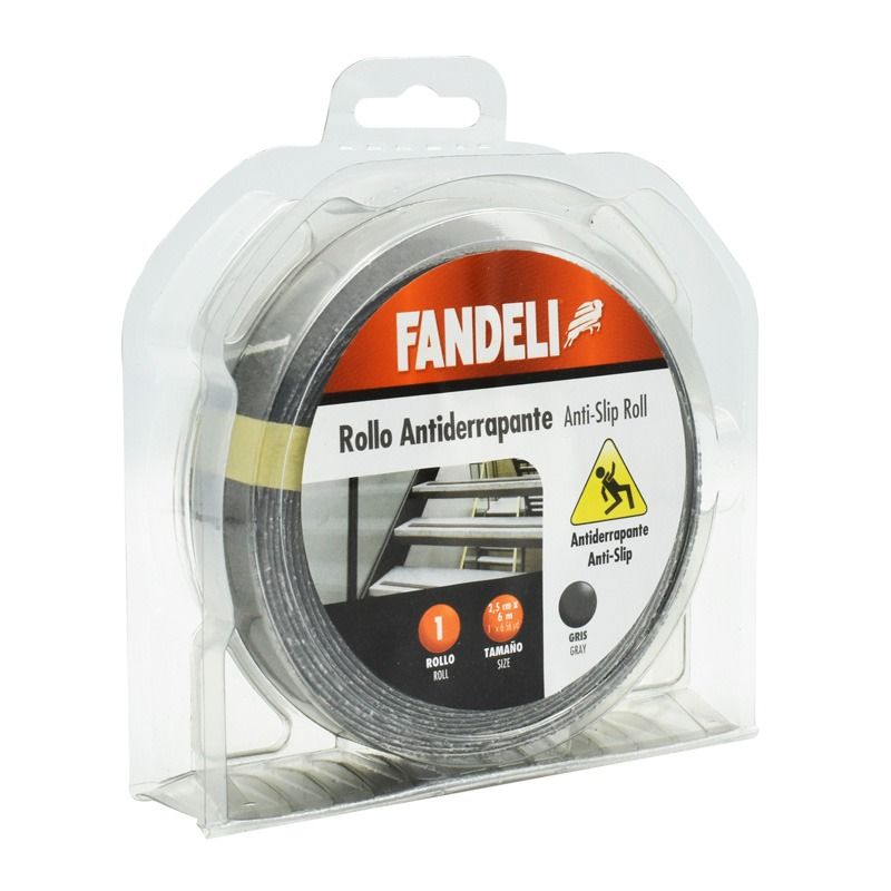 Rollo Antiderrapante Gris 1"X6M W-98 72270 Fandeli 2