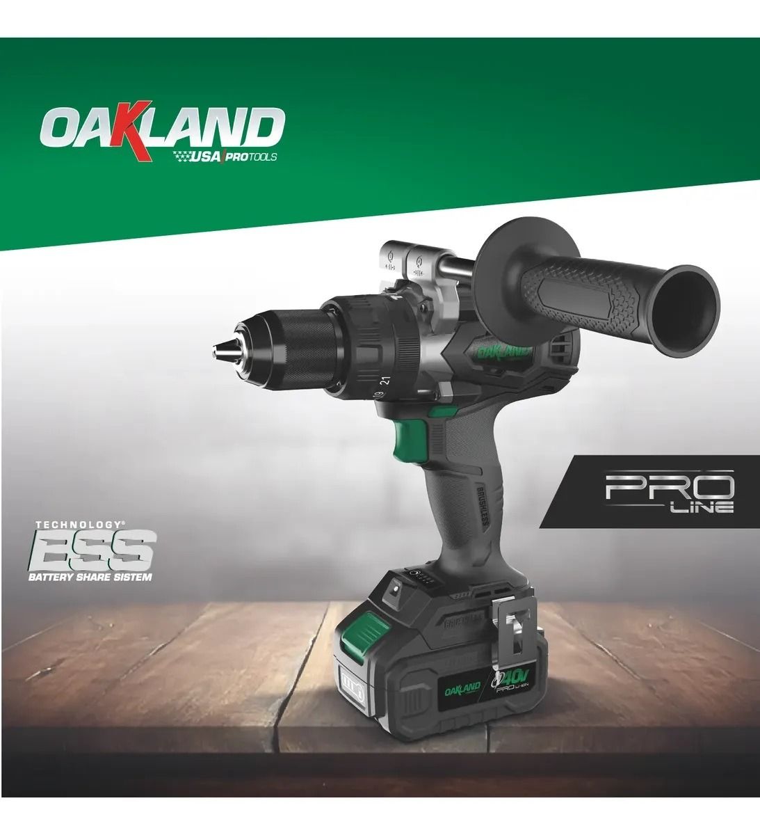 Rotomartillo 1/2” 40V TC-2000PT Oakland 7