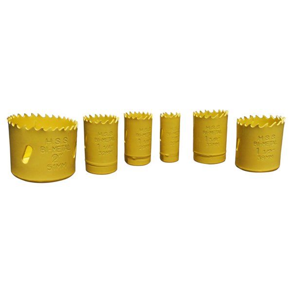 Sierra copa bimetal juego 9 Pz 7/8 a 2 In M42 Madera 286109 Obi 2