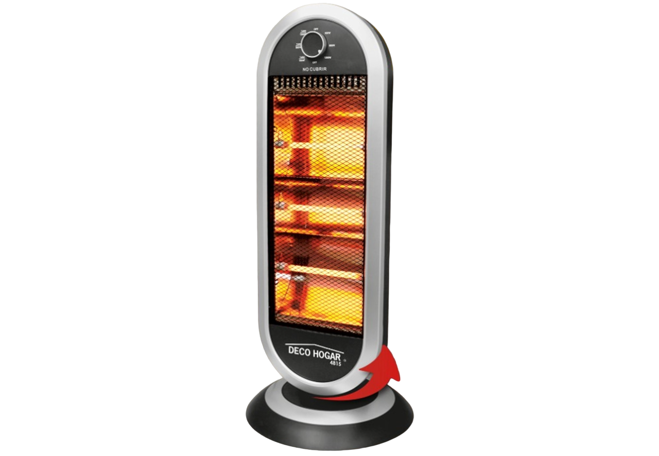 Calefactor Eléctrico Con Ventilador 1200W 4815 Adir 2