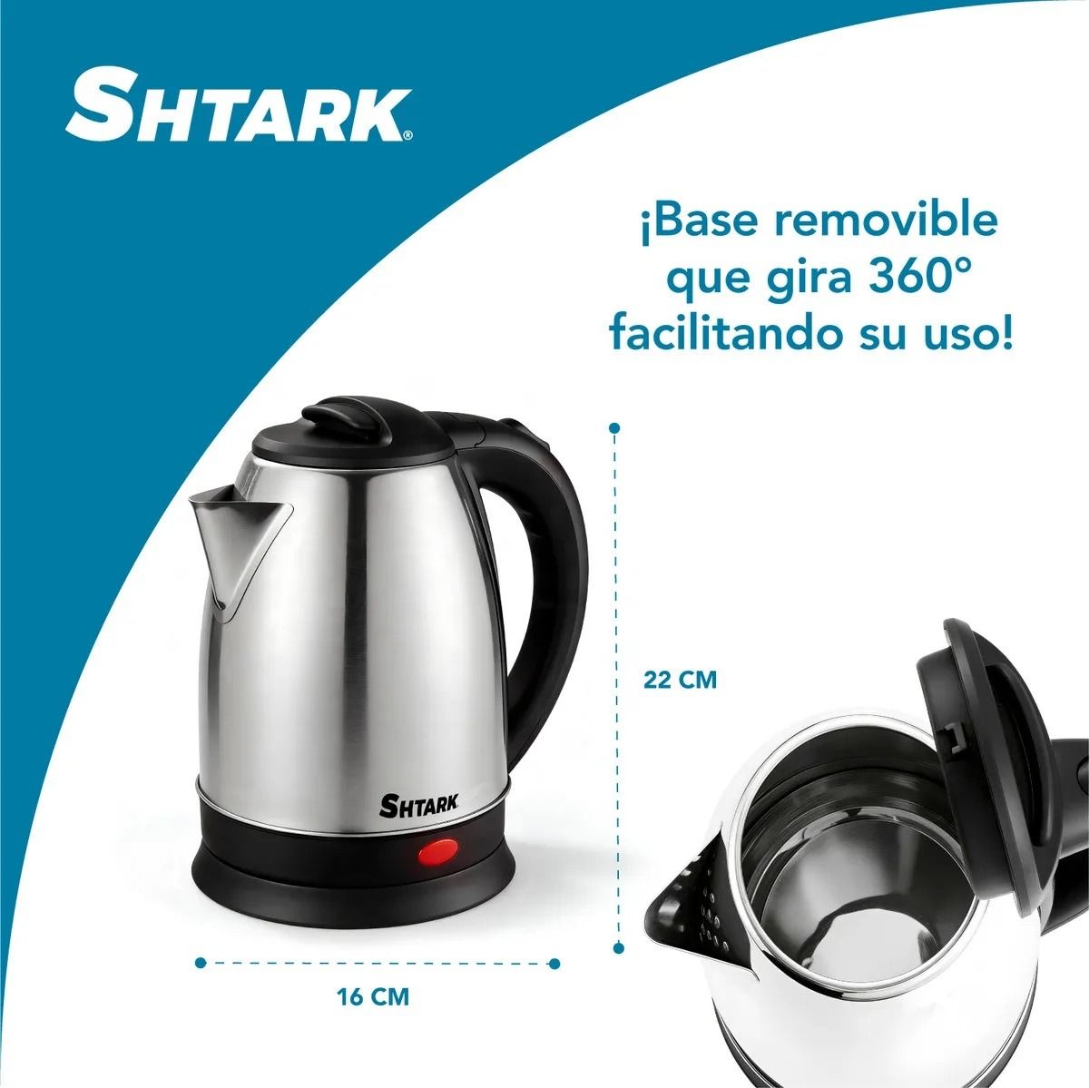 Tetera Eléctrica 2L SHTTAI2L Shtark 4
