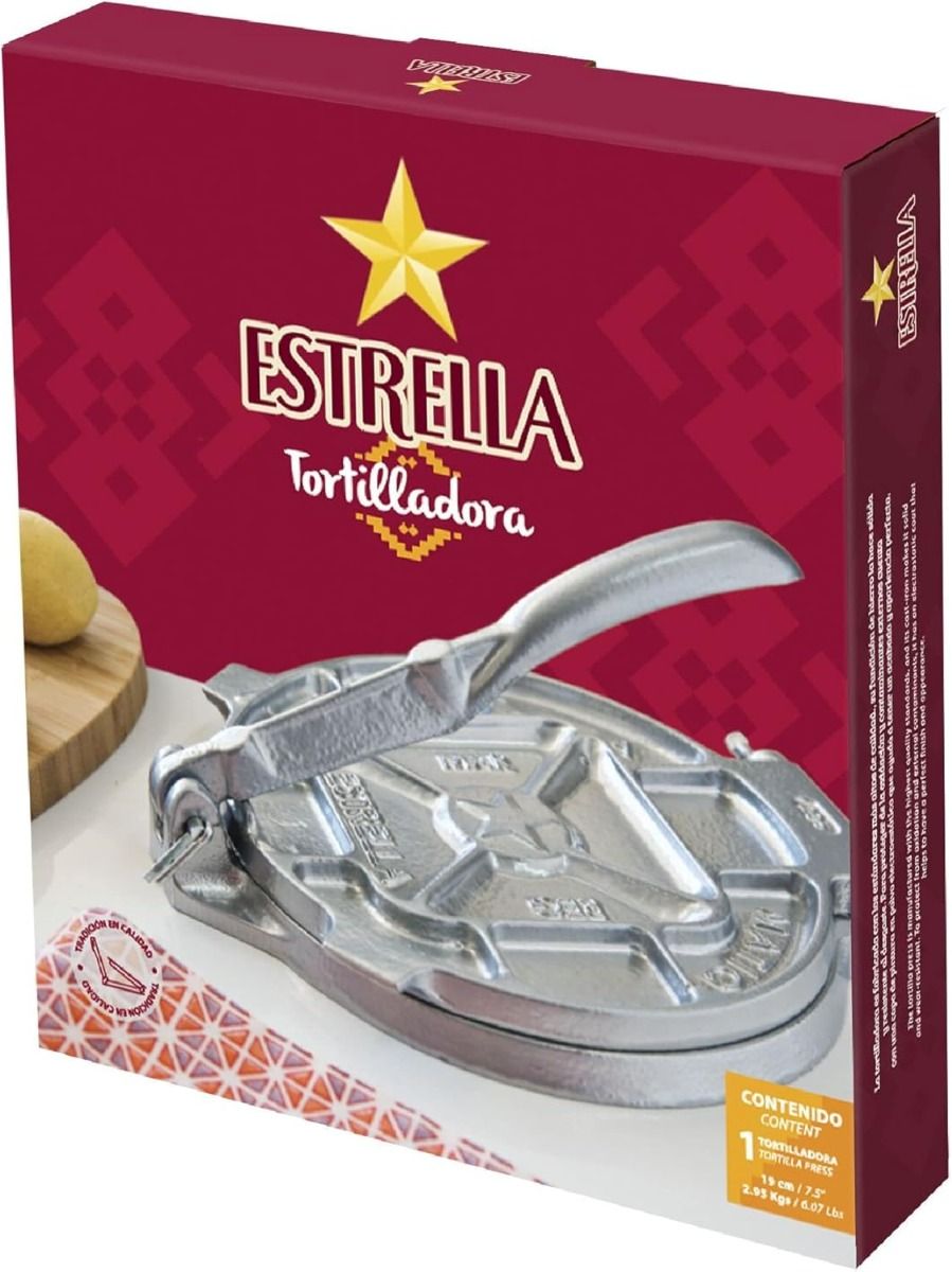 Tortilladora Aluminio 19 CM Estrella 3