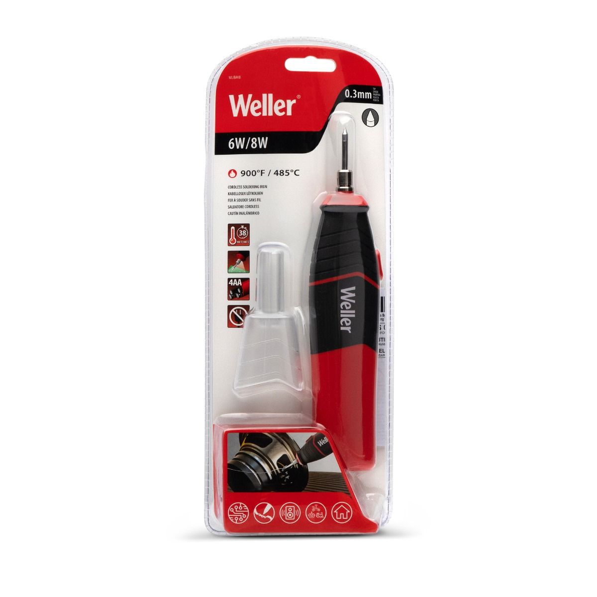 Cautín inalámbrico de 6 W / 8 W WLIBAK8 Weller 7